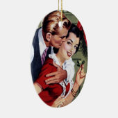 kerstdruk van 1940 keramisch ornament (Rechts)