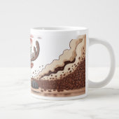 Kerstdrukte Brandstof Grote Koffiekop (Rechts)