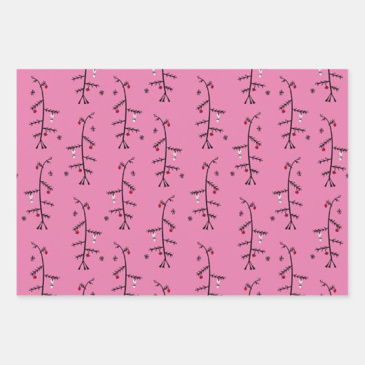 Kerstdruppels! Vakantiegeld cadeauverpakking Inpakpapier Vel (Voorkant 2)