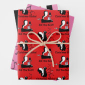 Kerstdruppels! Vakantiegeld cadeauverpakking Inpakpapier Vel (In situ)