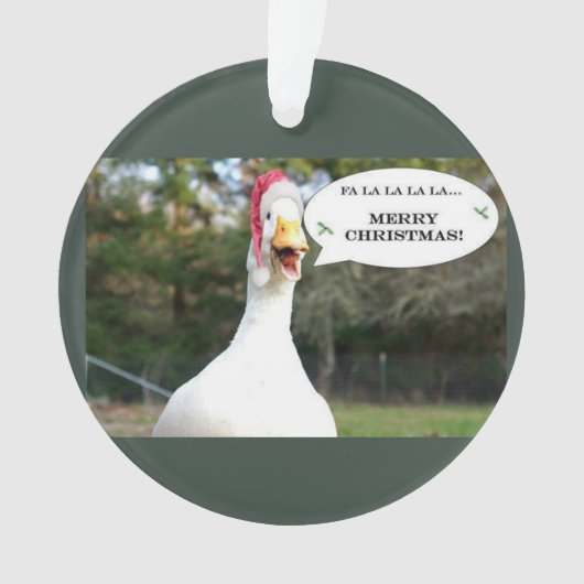 Kerstduck Ornament (voorkant)