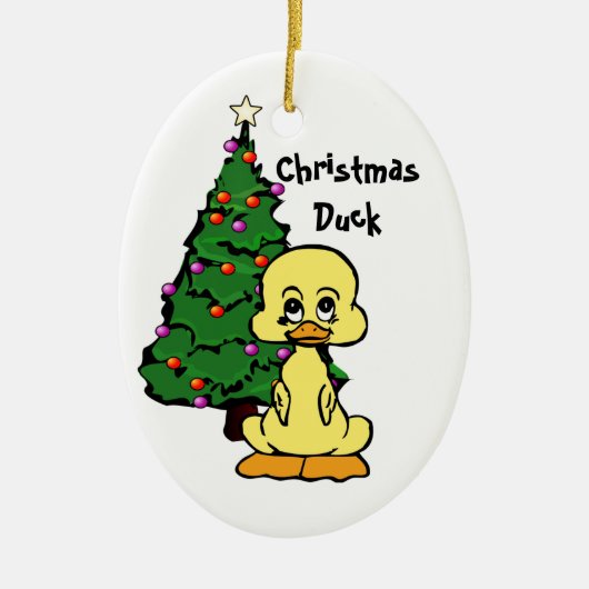Kerstduck Ornament (Voorkant)