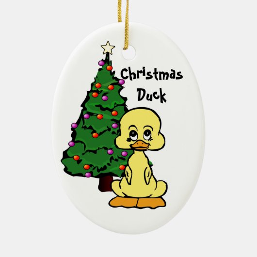 Kerstduck Ornament (Achterkant)