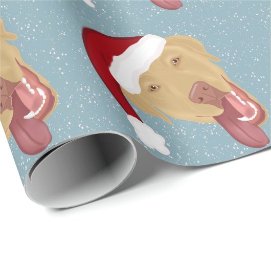 KerstDudley Labrador Cadeaupapier (Rol Hoek)