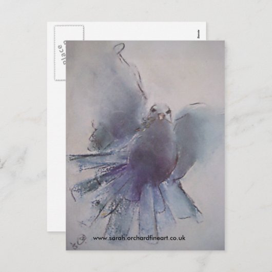 Kerstduif - 2010 feestdagenkaart (Voorkant / Achterkant)