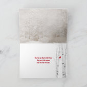 kerstduif met vreugde kaart (Binnen)