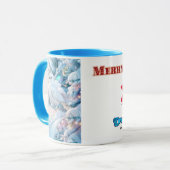 Kerstduif: Mok (Voorkant links)