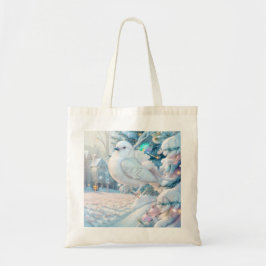 Kerstduif: Tote Bag