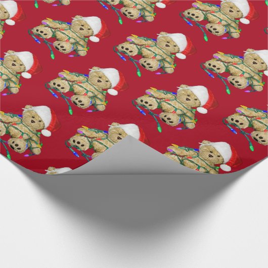 Kerstduitenbier in licht cadeaupapier (Hoek)