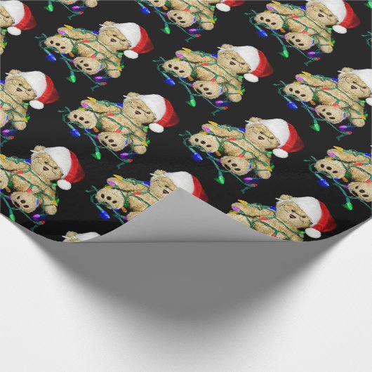 Kerstduitenbier in licht cadeaupapier (Hoek)