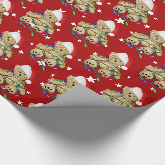 Kerstduitenbier in licht cadeaupapier (Hoek)