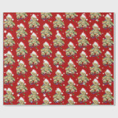 Kerstduitenbier in licht cadeaupapier (Vlak)