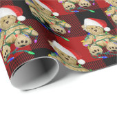 Kerstduitenbier in licht cadeaupapier (Rol Hoek)