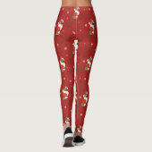 KerstDuits herderpatroon Leggings (Achterkant)