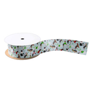 KerstDuits Shepherd Satin Ribbon Satijnen Lint