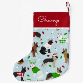 KerstDuitse Shepherd - Douanenaam Kleine Kerstsok (Achterkant)