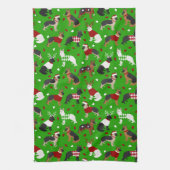 KerstDuitse Shepherd Kitchen Towel Theedoek (Verticaal)