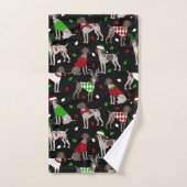 KerstDuitse Shorthaired Pointer Bad Handdoek (Handdoek)