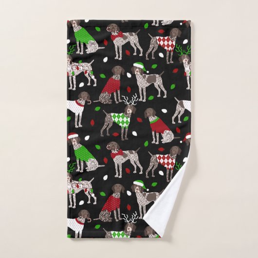 KerstDuitse Shorthaired Pointer Bad Handdoek (Handdoek)