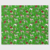 KerstDuitse Shorthaired Pointer Cadeaupapier (Vlak)