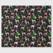 KerstDuitse Shorthaired Pointer Cadeaupapier (Vlak)