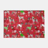 KerstDuitse Shorthaired Pointer Deurmat (Voorkant)