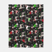 KerstDuitse Shorthaired Pointer Fleece Blanke Deken (Voorkant)