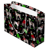 KerstDuitse Shorthaired Pointer Groot Cadeauzakje (Achterkant Gekanteld)