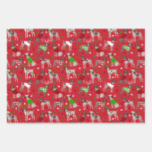 KerstDuitse Shorthaired Pointer Inpakpapier Vel (Voorkant)