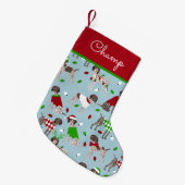 KerstDuitse Shorthaired Pointer Kleine Kerstsok (Voorkant (Hangend))