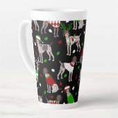 KerstDuitse Shorthaired Pointer Latte Mok (Linkerhoek)