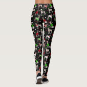 KerstDuitse Shorthaired Pointer Leggings (Achterkant)