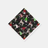 KerstDuitse Shorthaired Pointer Napkins Servet (Hoek)