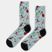 KerstDuitse Shorthaired Pointer Socks Sokken (Links)
