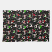 KerstDuitse Shorthaired Pointer Theedoek (Horizontaal)