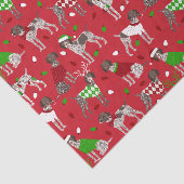 KerstDuitse Shorthaired Pointer Tissuepapier (Detail)