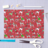 KerstDuitse Shorthaired Pointer Tissuepapier (Craft)