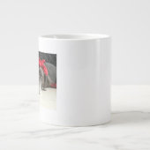 Kerstduitse stengelige aanwijzer grote koffiekop (Voorkant)