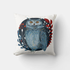 kerstduitse uil kussen