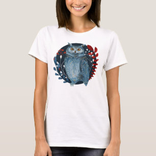 kerstduitse uil t-shirt