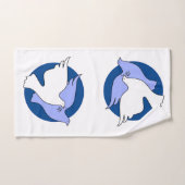 Kerstduiven Bad Handdoek (Handdoek)