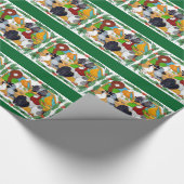 kerstduiven cadeaupapier (Hoek)