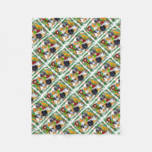 kerstduiven fleece deken (Voorkant)