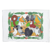 kerstduiven kussensloop (Voorkant)