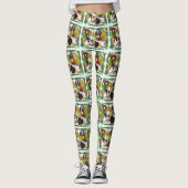 kerstduiven leggings (Voorkant)