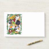 kerstduiven post-it® notes (Op bureau)