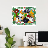 kerstduiven poster (Thuiskantoor)