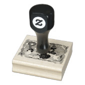 kerstduiven rubberstempel (Stempel)