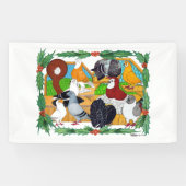 kerstduiven spandoek (Horizontaal)