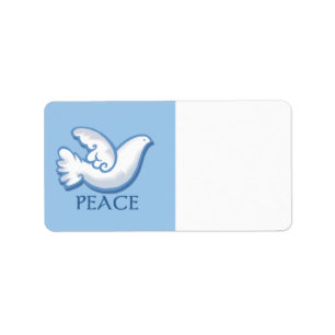 kerstduivenlabel etiket